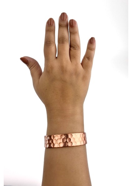 El Yapımı Ayarlanabilir Saf Bakır Bileklik Seti, Bakır Bilezik BB-312 fırsatları