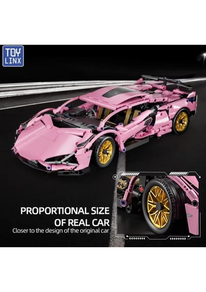 Lamborghini Sian 1:14 Buıldıng Bloks 1314 Parça Motorlu Uzaktan Kumandalı Spor Araba Yapı Blokları 6+ Yaş Gençler & Yetişkinler Için Mükemmel Hediye fiyatları