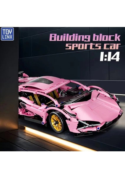 Lamborghini Sian 1:14 Buıldıng Bloks 1314 Parça Motorlu Uzaktan Kumandalı Spor Araba Yapı Blokları 6+ Yaş Gençler & Yetişkinler Için Mükemmel Hediye fırsatları