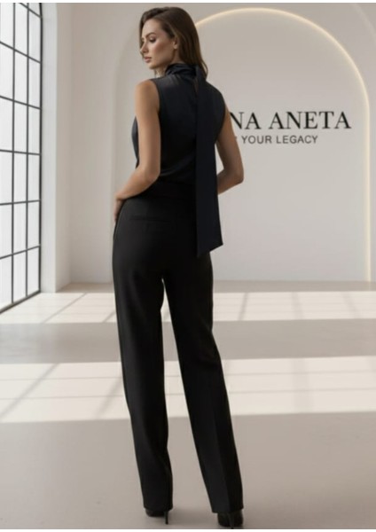 -Bluz Kadınlar Için Şık Kolsuz V Yaka- Ofis'ten Partiye Şık Gömlek, fırsatları