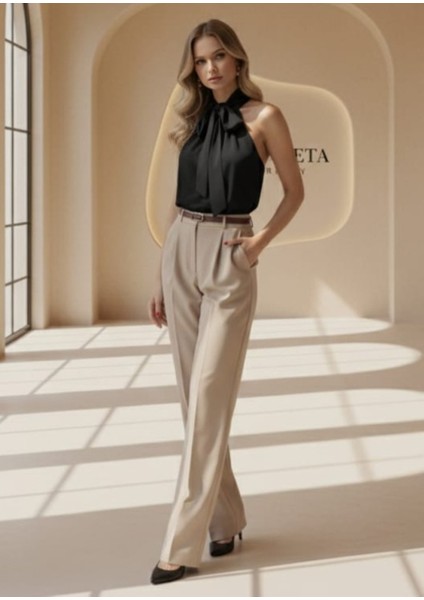 -Bluz Kemer Detaylı Bağlamalı Şık fiyatları