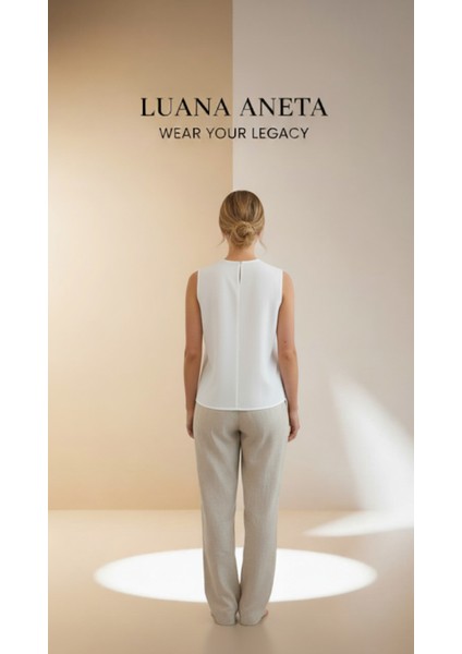 -Gömlek Dik Yaka, Gevşek ve Şık Oyma Dantel Kontrast Dekoratif fiyatları