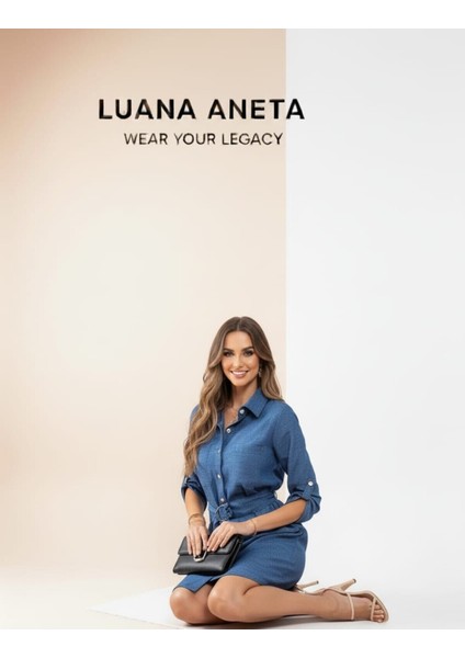 -Kadınlar Için Şık Düz Renk A Kesim Elbise fırsatları