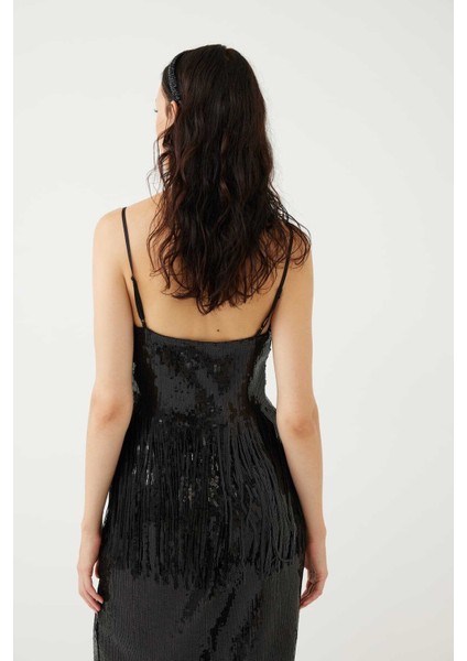 Payetli Büstiyer Siyah K2314005_001