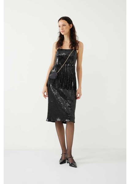 Payetli Büstiyer Siyah K2314005_001