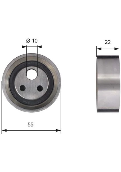 EKSANTRİK GERGİ RULMANI CLIO 2 2001 KANGOO 1997MEGANE 1996LOGAN 2004 SANDERO 2008 1.4-1.6 8200211784 7700273277 8200102612
