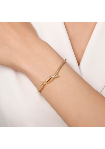 Altın Tasarım Kelepçe - 14K modelleri