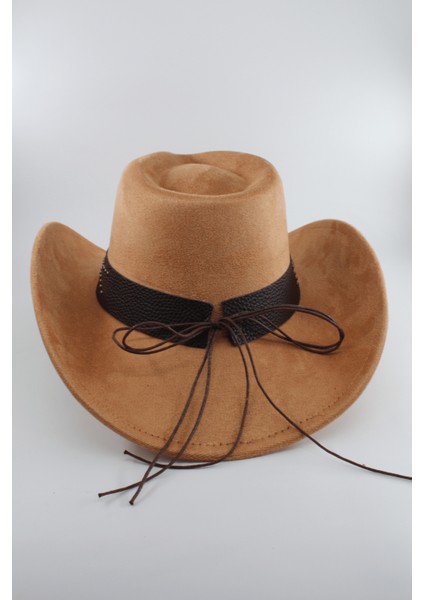 Unisex Kovboy Şapka – Ayarlanabilir Ip Detaylı, Deri Tokalı Western Şapka modelleri