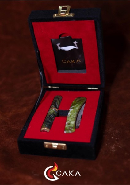 Orıgın Premium Çakı & Çakmak Seti (Yeşil Serisi) fırsatları