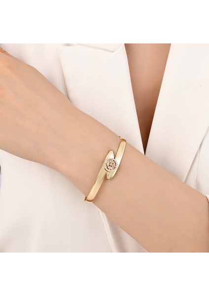 Altın Tasarım Kelepçe - 14K modelleri