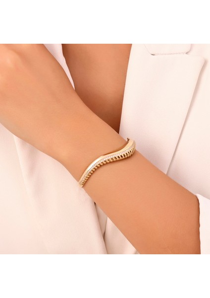 Tasarım Altın Kelepçe - 14K modelleri