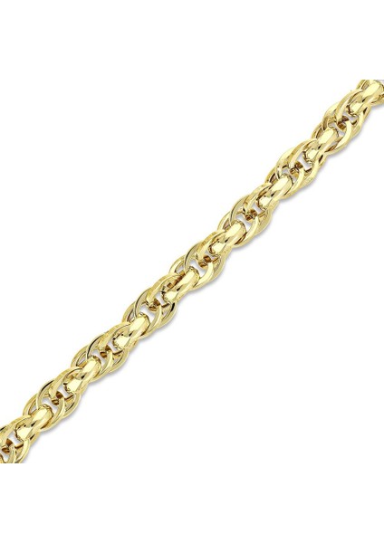 Altın Tasarım Zincir Bileklik - 14K fiyatları