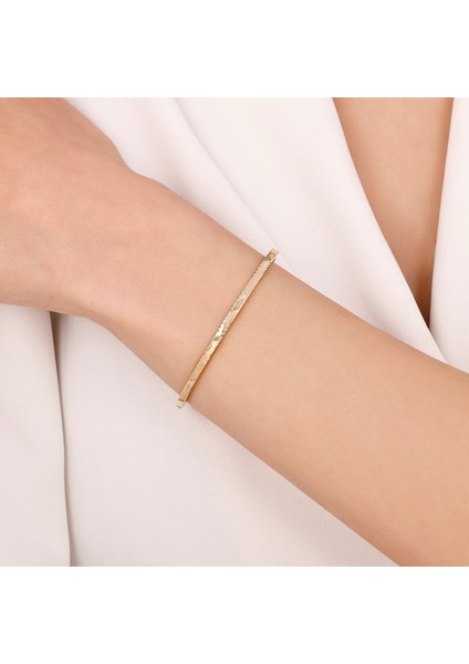 Altın Tasarım Kelepçe - 14K modelleri