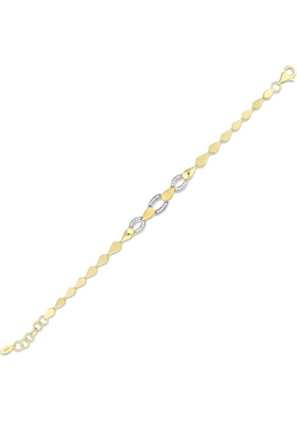 Altın Tasarım Bileklik - 14K