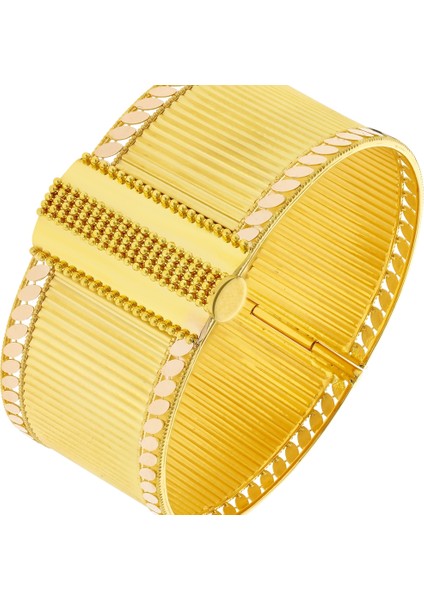 Altın Kelepçe Bilezik - 14K indirimleri