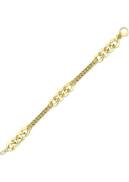 Altın Zincir Bileklik - 14K
