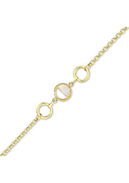 Tasarım Altın Bileklik - 14K fiyatları