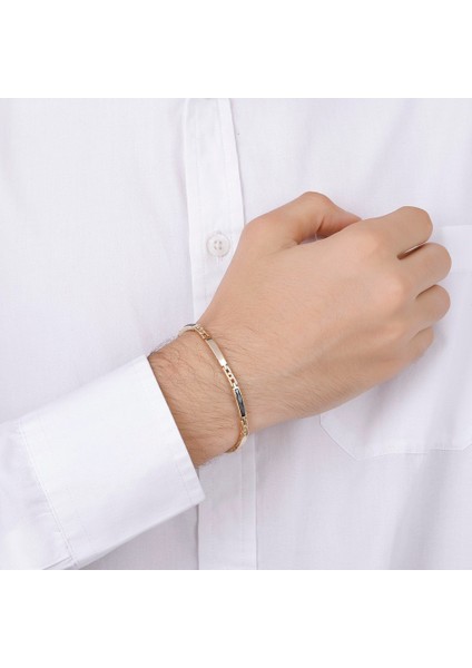 Altın Erkek Bileklik - 14K modelleri