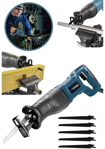 Alman 3600 Watt Devir Ayarlı Bakır Sargılı Beton Tuğla Kemik Kesme Tilki Kuyruğu Makinesi -