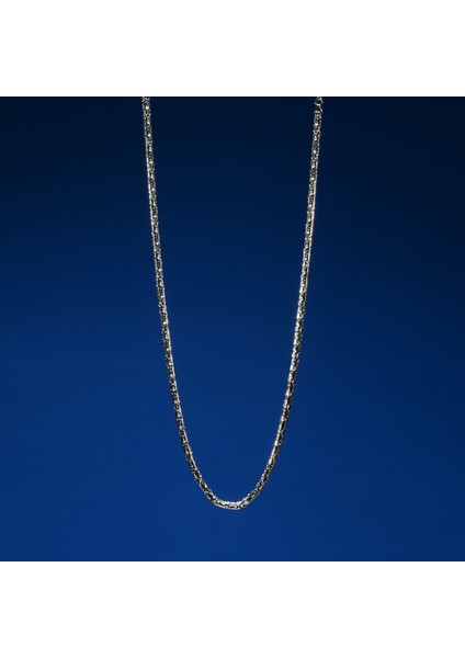 140 Mikron Naturel Yuvarlak Kral Gümüş Zincir modelleri