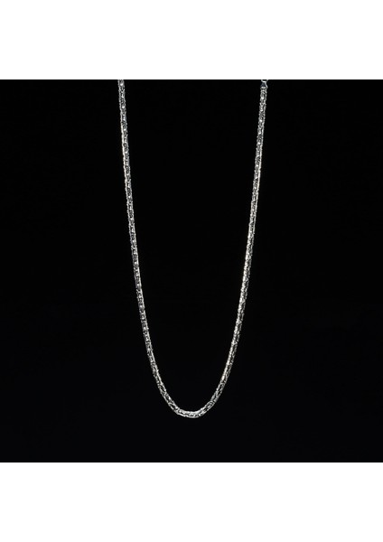 140 Mikron Naturel Yuvarlak Kral Gümüş Zincir fırsatları