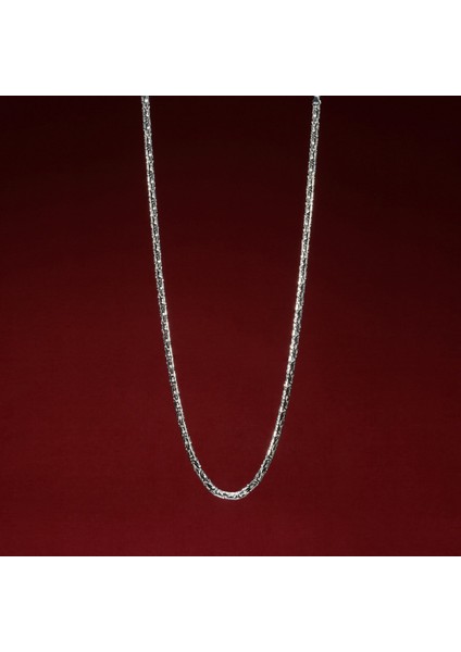 140 Mikron Naturel Yuvarlak Kral Gümüş Zincir indirimleri