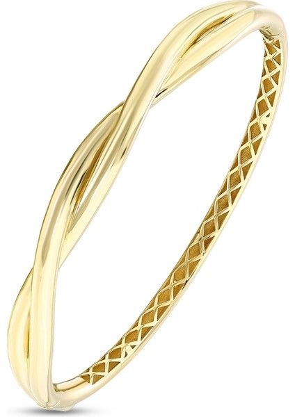 Altın Tasarım Kelepçe - 14K fiyatları