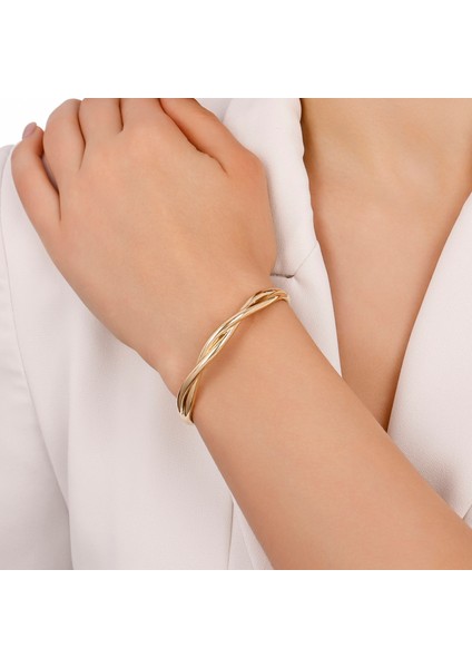 Altın Tasarım Kelepçe - 14K modelleri