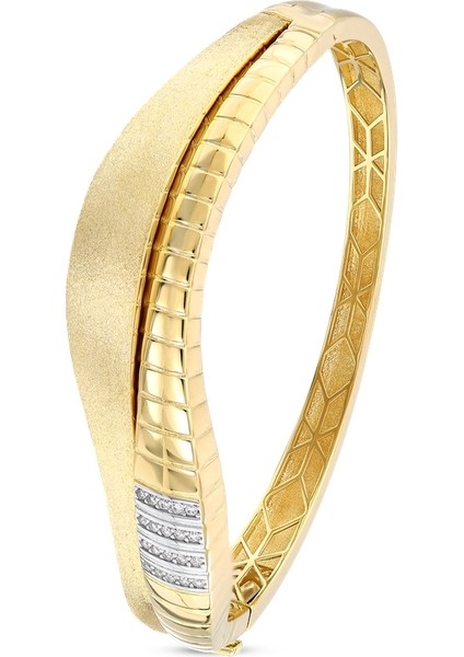 Tasarım Altın Kelepçe - 14K fiyatları