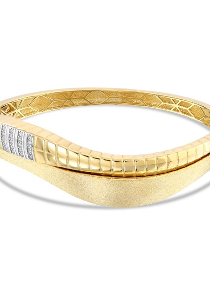 Tasarım Altın Kelepçe - 14K fırsatları