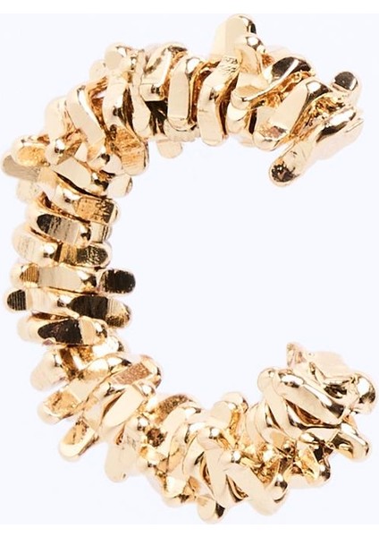 Altın Rengi Parlak Modern Kıkırdak Küpesi fiyatları