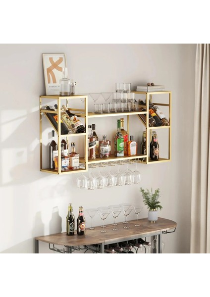 Metal Şaraplık ve Kadehlik, Modern Metal Raf, Mutfak Rafı