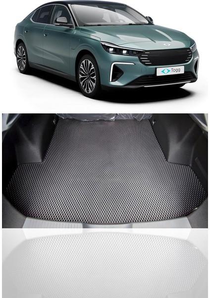 Togg T10F Bagaj Havuzu Paspası 2025-SONRASI Siyah