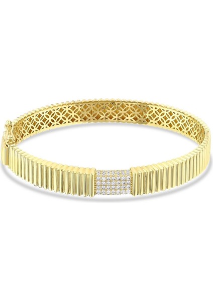 Tasarım Altın Kelepçe - 14K