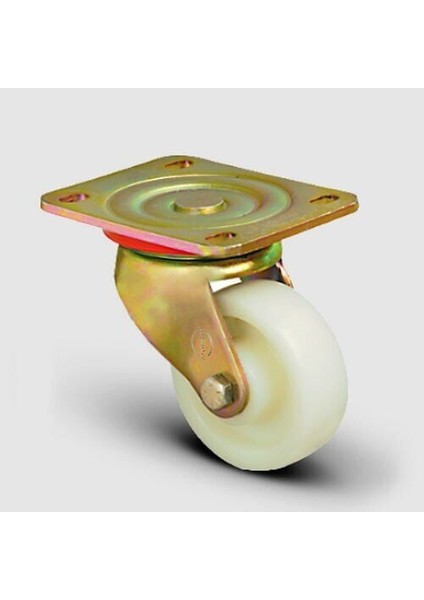 ED01HKZ125 Döner Tablalı Sarhoş Poliamid Ağır Tip Tekerlek ÇAP:125 400KG Taşır