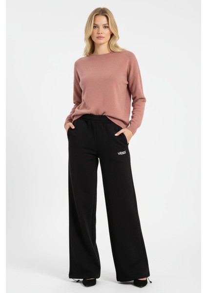 8293A Baskılı Eşofman Siyah