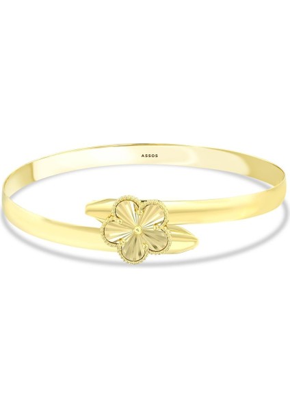 Altın Tasarım Kelepçe - 14K