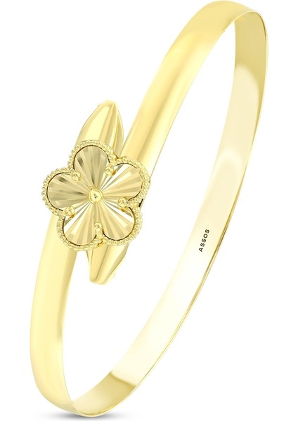 Altın Tasarım Kelepçe - 14K fiyatları