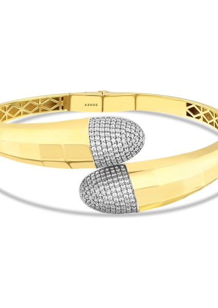 Tasarım Altın Kelepçe - 14K indirimleri