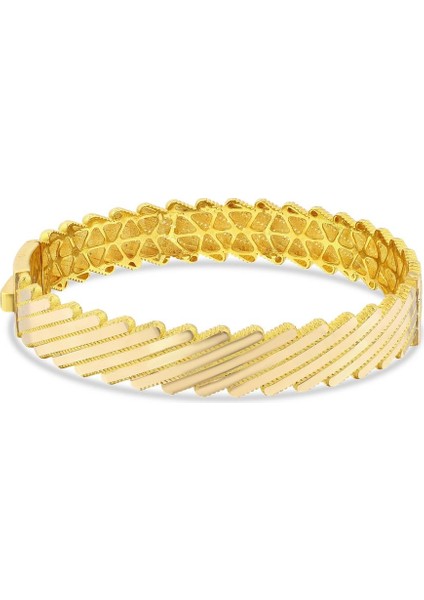 Altın Tasarım Kelepçe - 14K