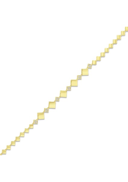 Altın Tasarım Bileklik - 14K fiyatları