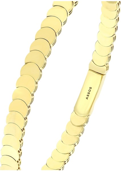 Altın Tasarım Kelepçe - 14K indirimleri