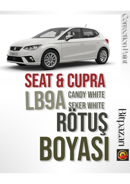 Cupra Formentor & Leon LB9A - Beyaz - Profesyonel Rötüş Boyası