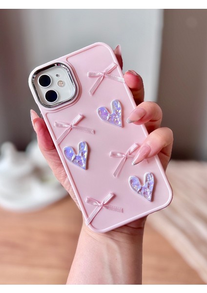 IPHONE 11 3D Fiyonk ve Kalpli Kılıf fiyatları