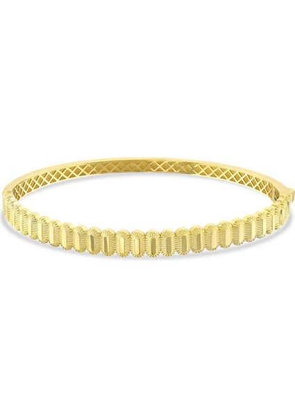 Altın Tasarım Kelepçe - 14K