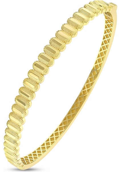 Altın Tasarım Kelepçe - 14K fiyatları