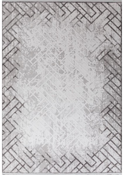 Moss 5007 Serisi Gri Triko Akrilik Salon Oturma Yatak Odası Halısı