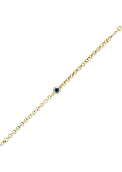 Nazarlıklı Altın Bileklik - 14K