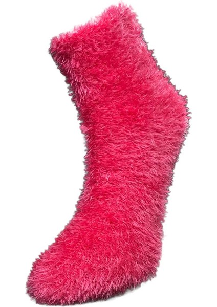 3 Adet Dikişsiz Tüylü Sıcak Tutan Ev Çorabı