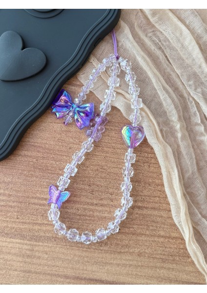 Miraztasarım Şeffaf Küp Boncuklu Renkli Detaylı Telefon Charmı/telefon Askısı Çanta Charmı5 fiyatları